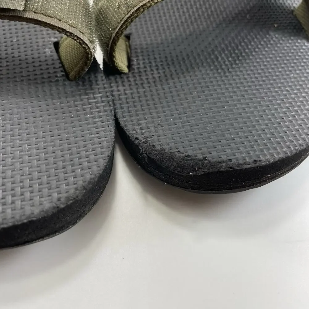 Teva Original Universal Active Sandals Mens Size 9 Olive Green Strappy Athletic
